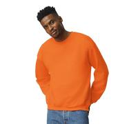 Gildan Men's Fleece Crewneck Sweatshirt, Style G18000, Safety Orange, 2X-Large