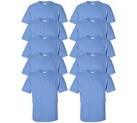 Gildan Men's Ultra Cotton Tee Extended Sizes, Carolina Blue, XX-Large