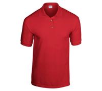Gildan Polo à Manches Courtes pour Homme (3XL) (Rouge)