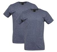 Gildan Softstyle Cotton T-Shirt, Style G64000, Multipack Chemise, Gris foncé, XL (Lot de 2) Homme