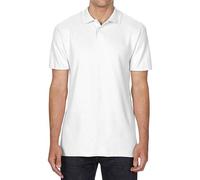 Gildan Softstyleâ Adulte Double Pique Polo, Blanc, XXXL Mixte