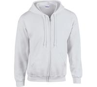 Gildan - Sweat à capuche avec fermeture éclair sur toute la longueur pour homme PC6649 (XXL) (Cendre)