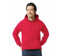 Gildan Fleece Hoodie Sweatshirt, Style G18500, Multipack Capuche, Rouge, S Homme