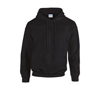 Gildan Sweat à Capuche pour Adulte Maillot de survêtement, Noir, 5XL Mixte