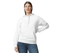 Gildan Sweat à Capuche Softstyle pour Femme, Style Gsf500, Blanc, Medium