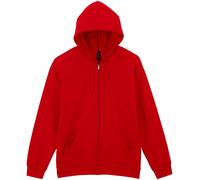Gildan Sweat-shirt À Capuche Zippé Manches Longues SoftStyle Midweight, S-4XL