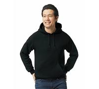 Gildan Sweat-shirt en Polaire, à Capuche, Style G18500 Homme, Noir, XL, (Lot de 1)
