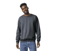 Gildan Sweat-shirt en polaire G18000 à col rond Homme Dark Heather L (Lot de 1)