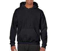 Gildan Sweat-shirt à capuche homme Gildan Adult 50/50 coton/poly Noir Taille X-Large