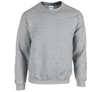 GILDAN Sweat-shirt lourd pour homme, gris sport, M