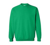 GILDAN 50/50 Adult Crewneck Sweat Maillot de survêtement, Vert (Irish Green), M Homme