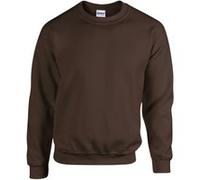 GILDAN 50/50 Adult Crewneck Sweat Maillot de survêtement, Marron (Chocolat foncé), XL Homme