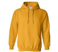 Gildan - Sweatshirt à capuche - Unisexe (L) (Jaune foncé) - UTBC468 Jaune Foncé, Jaune G
