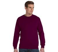 Sweat-shirt unie à col rond Gildan Heavy Blend BC463 (2XL) (Marron rouge)