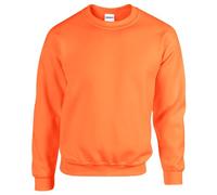 Gildan - Sweatshirt - Femme (L) (Orange fluo)