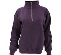Gildan - Sweatshirt vintage à fermeture zippée - Femme (XL) (Gris foncé) - UTBC1408 Gris Foncé G
