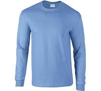 Gildan - T-Shirt à manches longues - Homme bleu Bleu (Carolina Blue) Medium