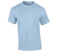 Gildan - T-shirt - Asymétrique - Manches Courtes - Homme multicolore bleu ciel Small