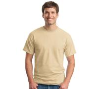 Gildan T-shirt d’été basique à manches courtes pour homme- Marron Marron grillé Medium