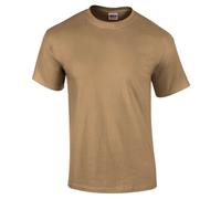 Gildan T-shirt d’été basique à manches courtes pour homme- Multicolore Camel Large