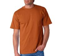 Gildan T-shirt d’été basique à manches courtes pour homme- Orange Orange brun XXL