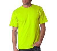 Gildan T-shirt d’été basique à manches courtes pour homme- Vert Vert sécurité XXXXXL