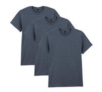 Gildan T-shirt en Coton Épais, Style G5000 Homme, Dark Heather, L, (Lot de 3)