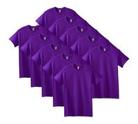 Gildan T-shirt en Coton Épais, Style G5000 Homme, Violet, L, (Lot de 10)