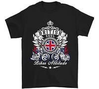 Gildan T-shirt en coton pour homme Motif moto britannique, Noir , XXL