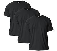 Gildan T-shirt en Ultra Coton, Style G2000 Homme, Noir, S, (Lot de 3)