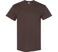 Gildan T-shirt pour homme (5 pièces/paquet) BC4807 (L) (Marron chocolat)