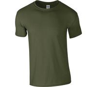 Gildan - T-shirt "Softstyle" pour homme/femme unie RW9850 (M) (Vert militaire chiné)