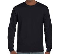 Gildan - T-shirt "Ultra" pour homme/femme Unie Manches Longues RW9626 (S) (Noir)