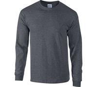 Gildan - T-shirt unie à manches longues "Ultra Coton" RW9812 (3XL) (Gris chiné)