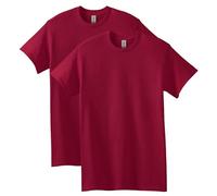 Gildan T-Shirt Unisexe en Coton épais pour Adulte, Style G5000, lot Multiple, Rouge Cardinal (Lot de 2), XX-Large