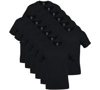 Gildan T-Shirts à col Rond pour Homme, Multipack, Style G1100, Noir (Lot de 12), Taille M