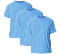 Gildan Ultra Cotton T-Shirt, Style G2000, Multipack, Bleu Caroline (Lot de 3), Homme