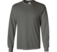 Gildan Ultra T-shirt homme col rond manches longues BC477 (2XL) (Gris charbon)