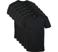 Gildan V-Ausschnitt T-Shirts Multipack Style G1103 sous-vêtement, Noir (Lot de 6), Hommes