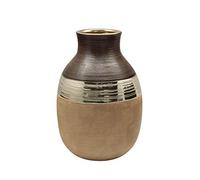 GILDE 47132 Bradora Vase pour bouteille Marron/champagne/beige Hauteur 27,5 cm