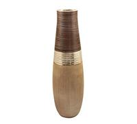 GILDE Bradora 47134 Vase conique Marron/champagne/beige Hauteur 46 cm