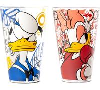 Gilde Disney Gläser "Donald & Daisy" forever & ever, 2er Set