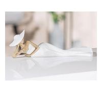 GILDE Figurine élégante femme couchée 9,5 x 28 x 9 cm