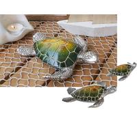 GILDE Figurine, tortue, "Josie", résine synthétique, vert, , L. 18 cm 79404