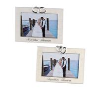 GILDE Fotor."Together Forever"13,5x19cm 2f.sort. H13,5cm,B19cm,creme/silber,Format 13x18cm
