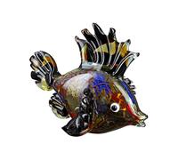 GILDE GLAS art Figurine décorative en Verre Multicolore Hauteur 17 cm