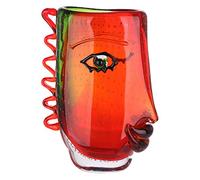 GILDE GLAS art Vase Design - Objet décoratif - Pièce Unique Fait à la Main en Verre H 31 cm