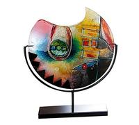 GILDE GLAS art Vase en Verre - Cadeaux pour Femme - Décoration de Salon - Hauteur 37 cm