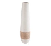 GILDE Keramik Vases Décoratifs, Blanche Marron, Hauteur 66 cm