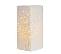 Gilde Lampe de table design en porcelaine - Décoration de salon - Hauteur 27 cm